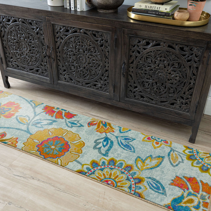 Technicolor Juniper Gold Area Rug