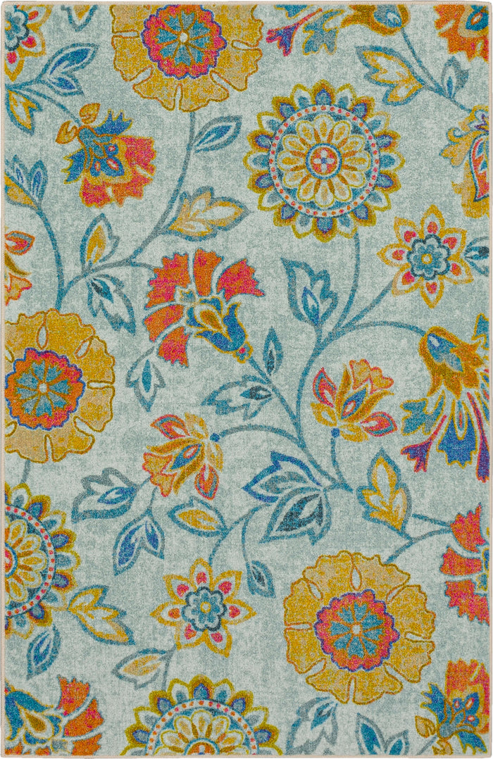 Technicolor Juniper Gold Area Rug