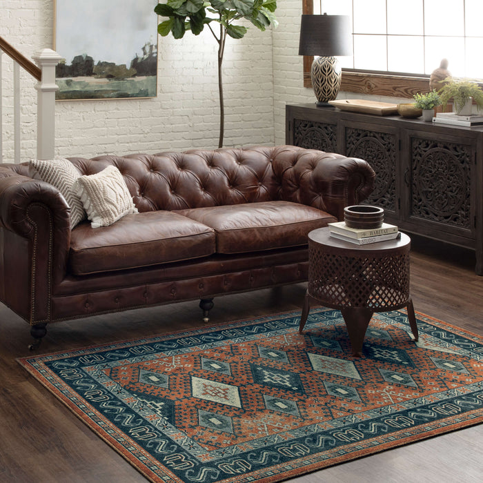 Senora Red Area Rug