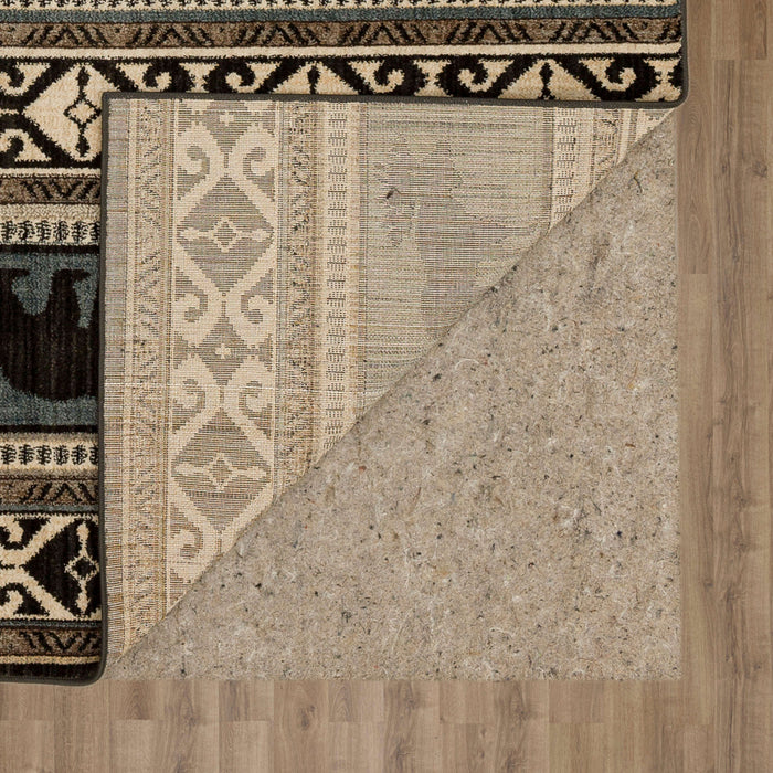 Mountain Lodge Black Area Rug