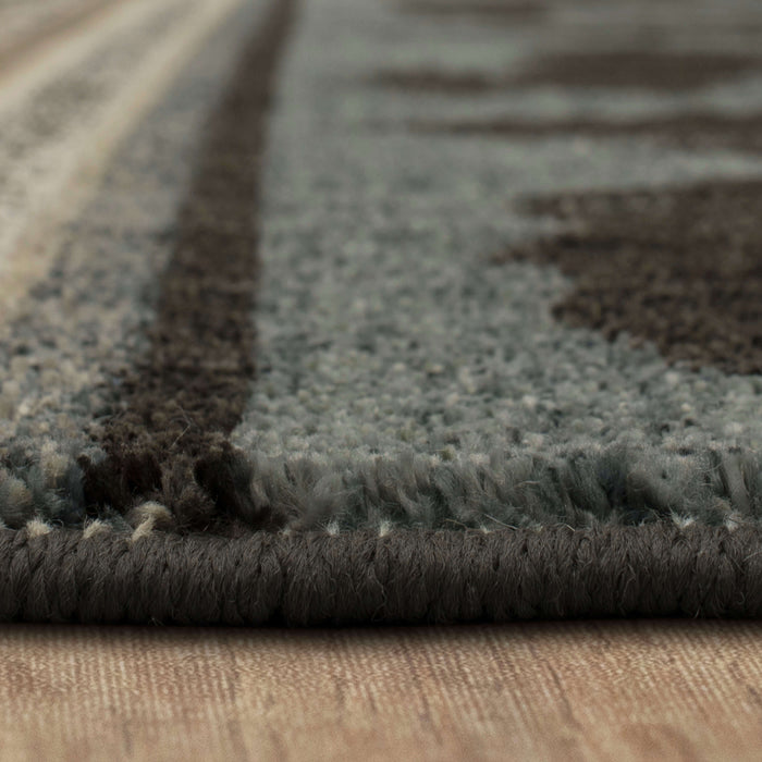 Mountain Lodge Black Area Rug