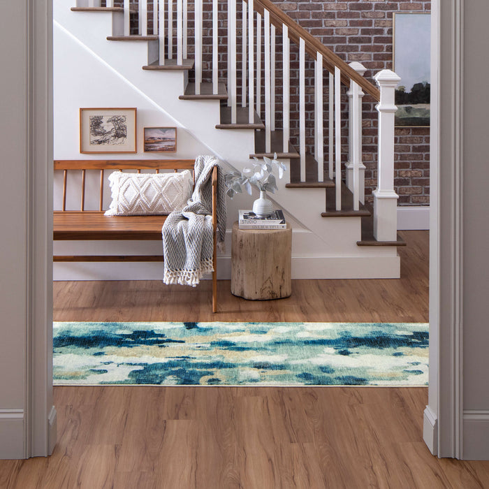 Winnett Blue Area Rug