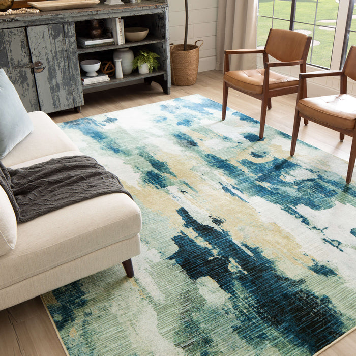 Winnett Blue Area Rug