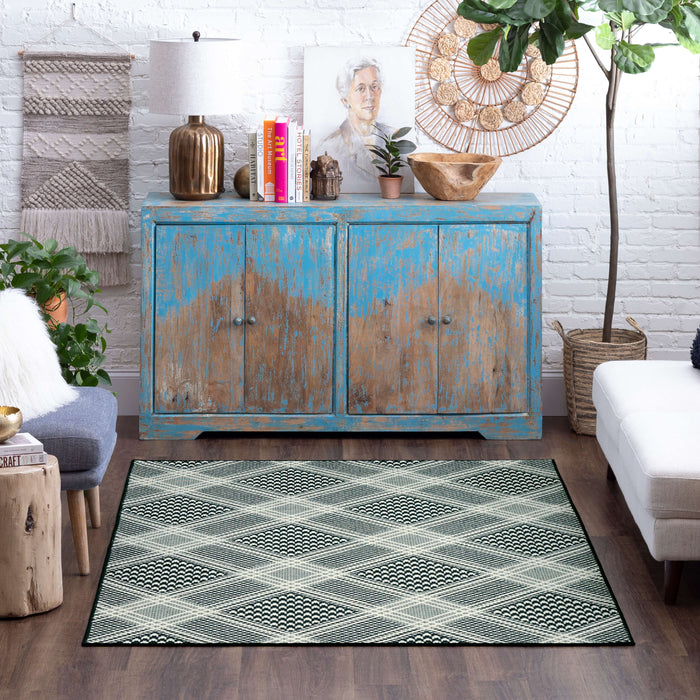 Bristol Black Area Rug