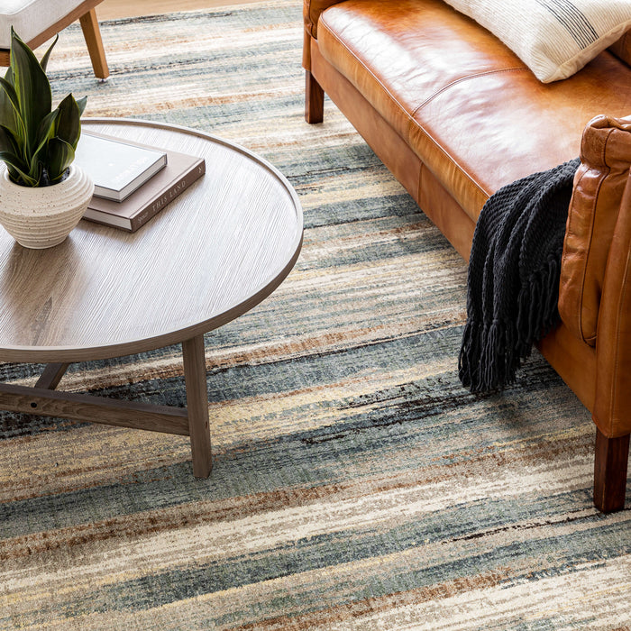 Karastan Elements Monaco Denim Area Rug