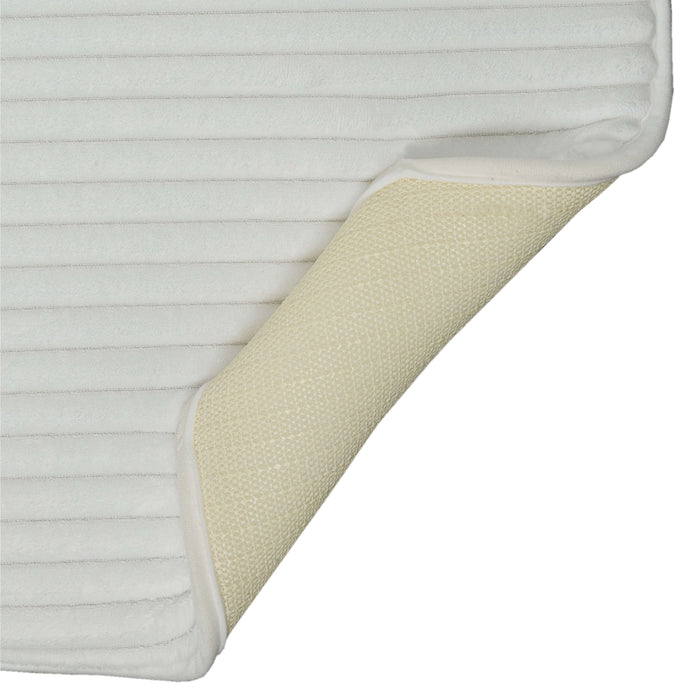 Sienna Artic White Memory Foam Bath Mat Covered By Rugs