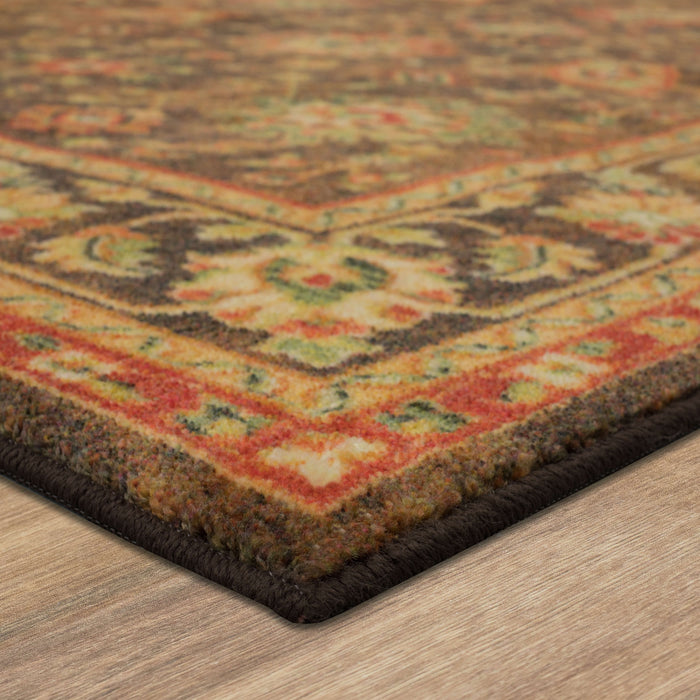 Technicolor Dalton Orange & Red Area Rug
