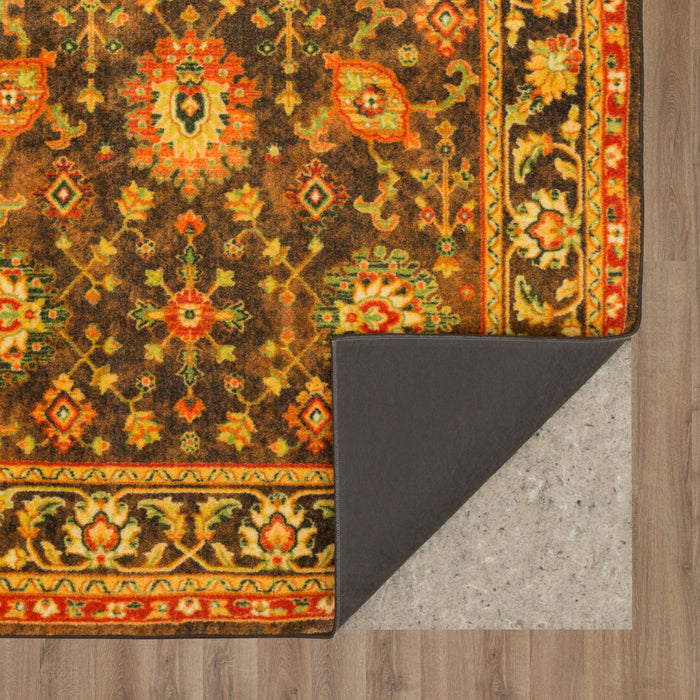 Technicolor Dalton Orange & Red Area Rug
