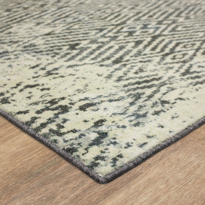 Technicolor Abby Grey Area Rug