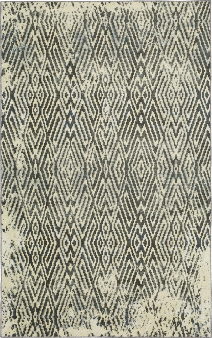 Technicolor Abby Grey Area Rug