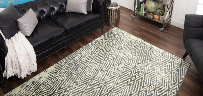 Technicolor Abby Grey Area Rug