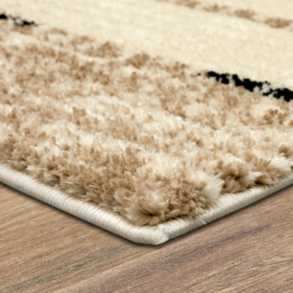 Karastan Traverse Lanes Tan Area Rug