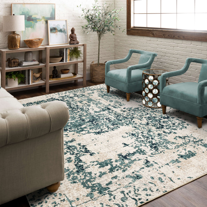 Karastan Soiree Malibu Mallard Green