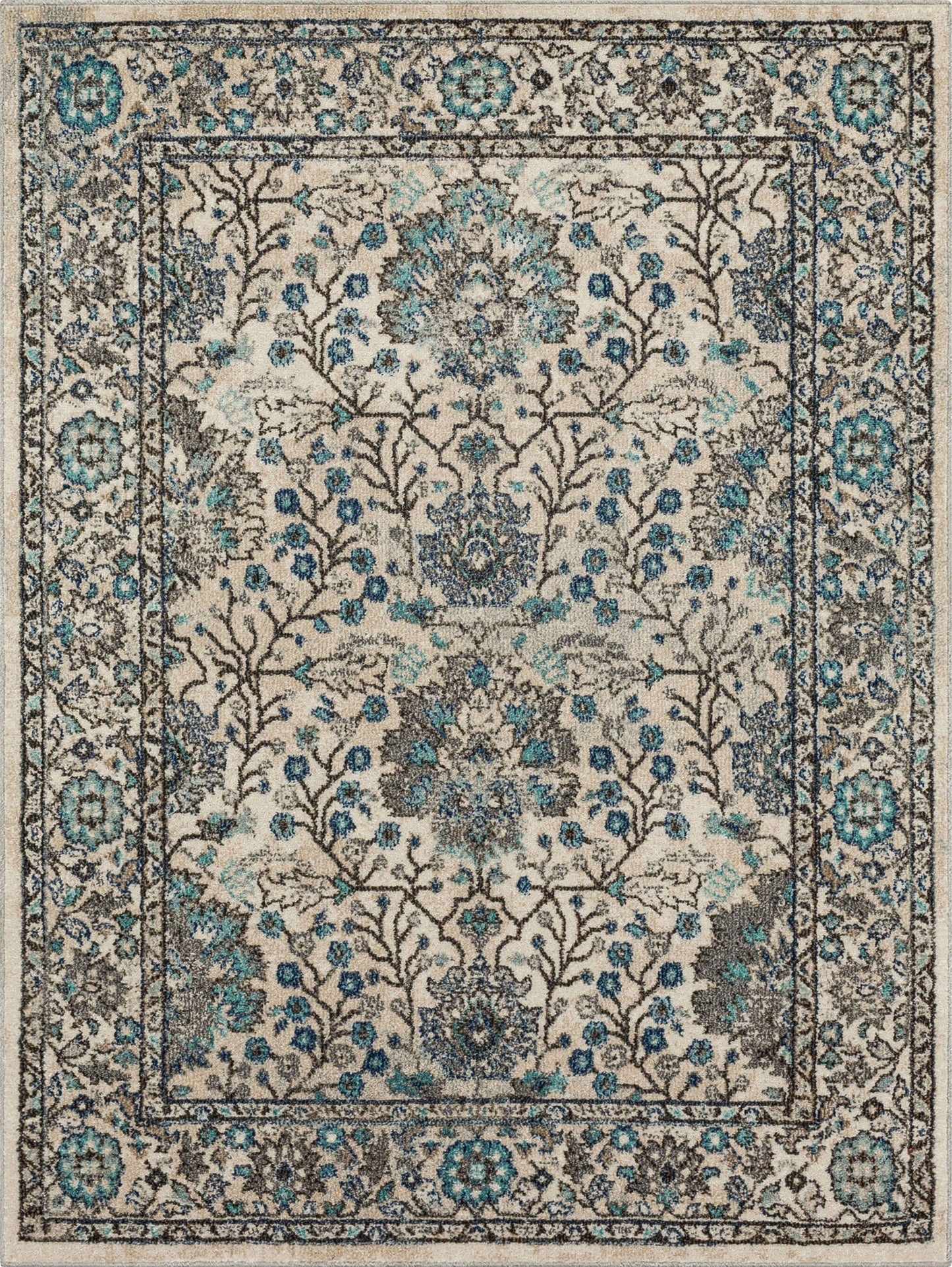 Arden Malli Blue Area Rug