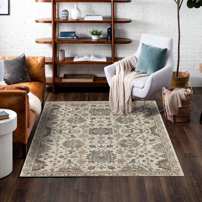 Arden Mantego Grey Area Rug