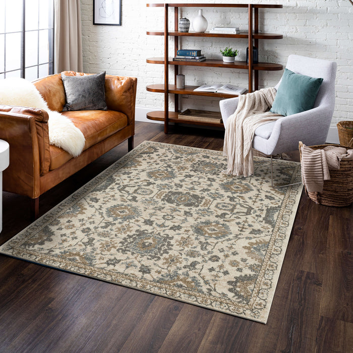 Arden Mantego Grey Area Rug