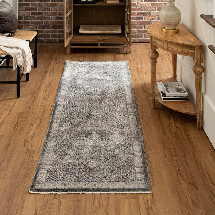 Clarice Mandel Grey Area Rug