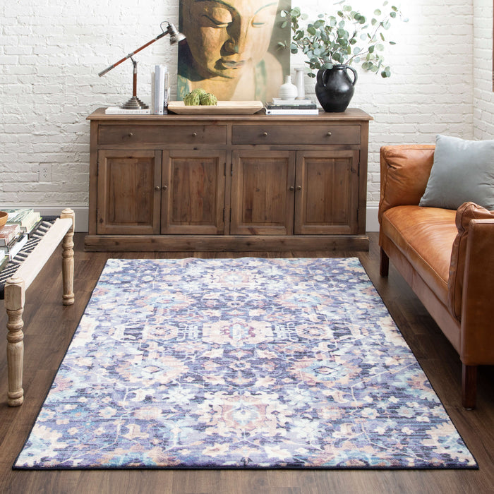 Technicolor Conley Blue Area Rug