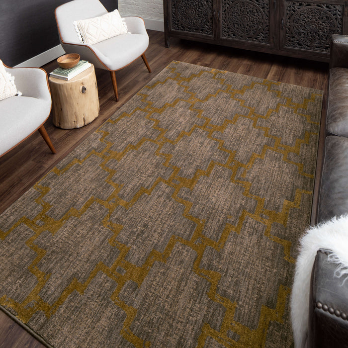 Karastan Cosmopolitan Marais Smokey Grey Area Rug