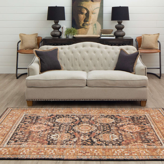Technicolor Winona Brown Area Rug