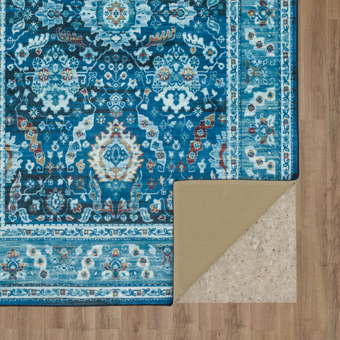 Technicolor Winona Blue Area Rug