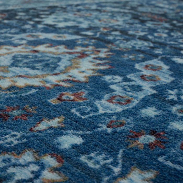 Technicolor Winona Blue Area Rug