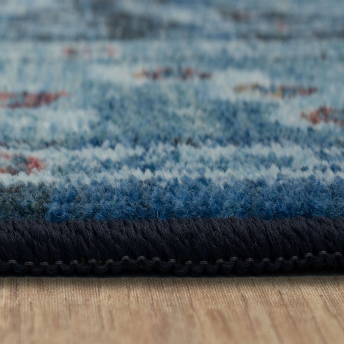 Technicolor Winona Blue Area Rug