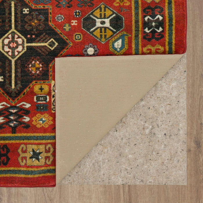 Technicolor Mansfield Red Area Rug