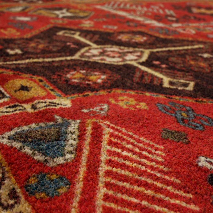 Technicolor Mansfield Red Area Rug