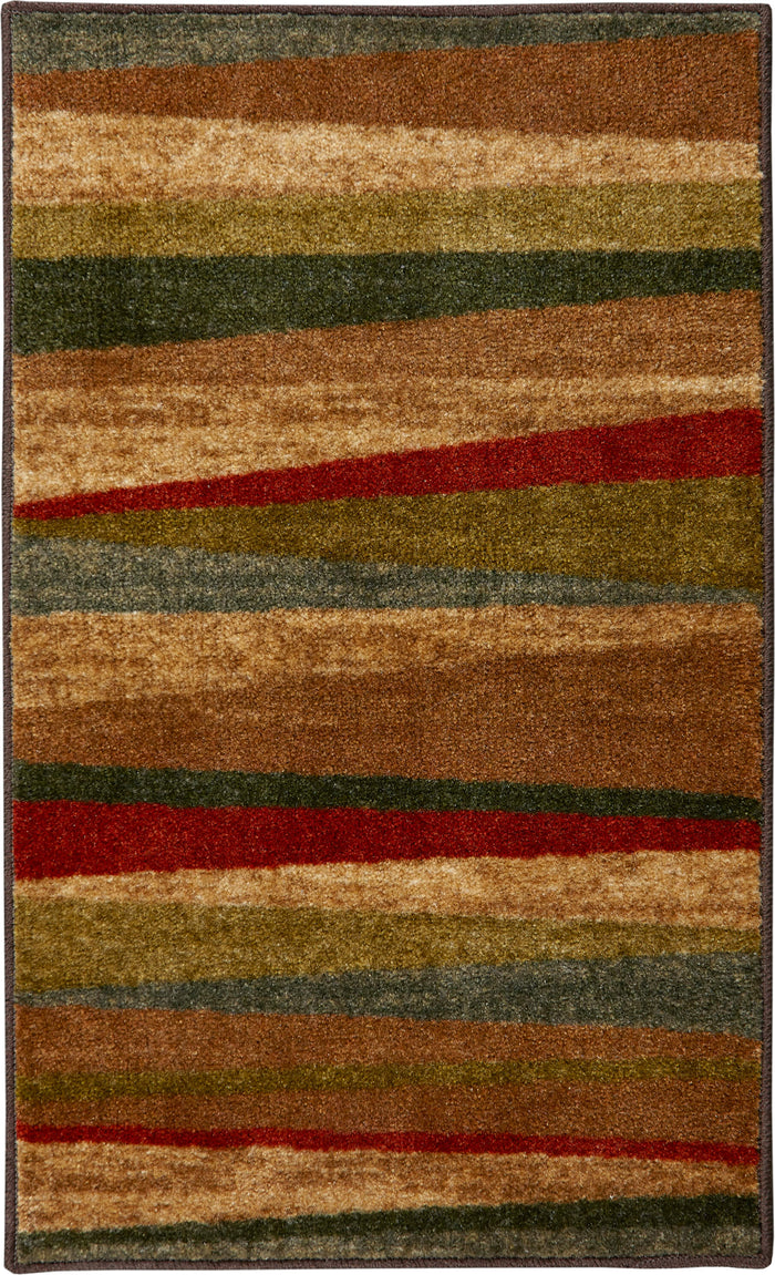Marina Sunset Brown & Red Area Rug