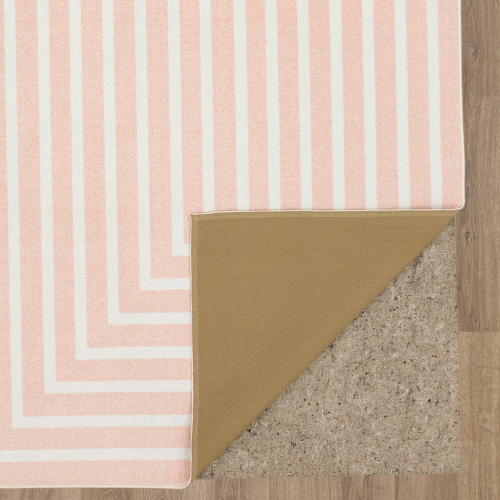 Technicolor Labyrinth Pink Area Rug