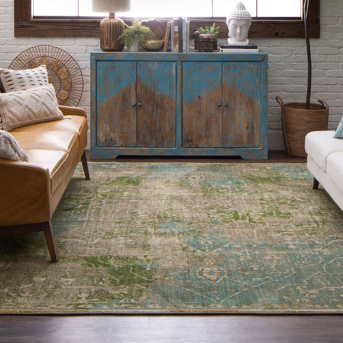 Karastan Meraki Chimera Lime Area Rug