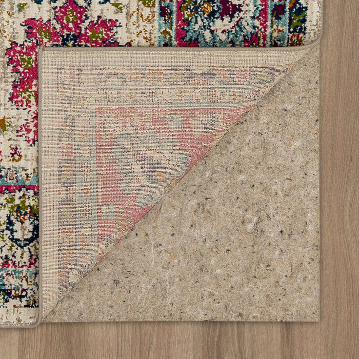 Karastan Meraki Mirage Fuchsia Area Rug