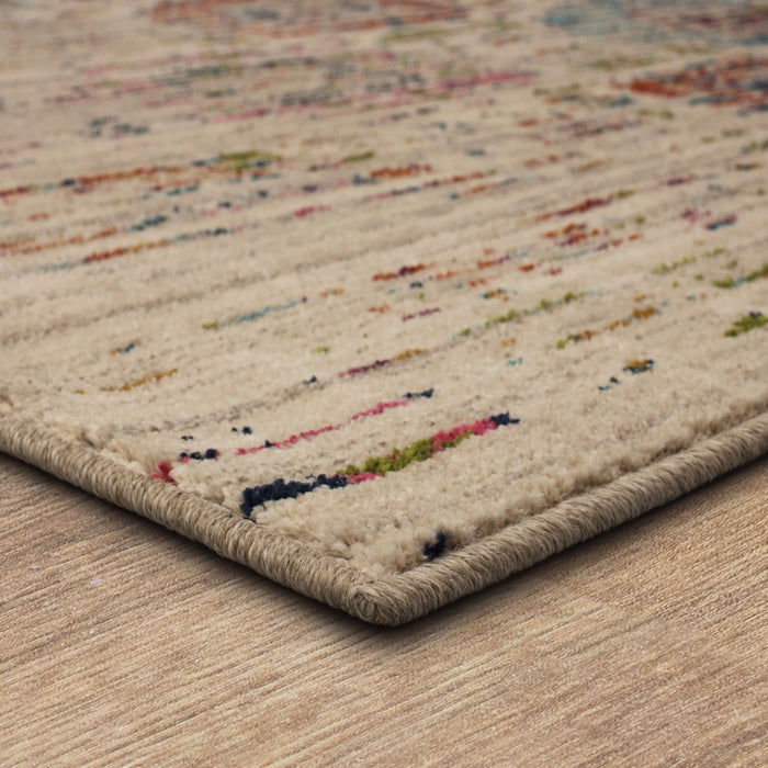 Karastan Meraki Specter Fuchsia Area Rug