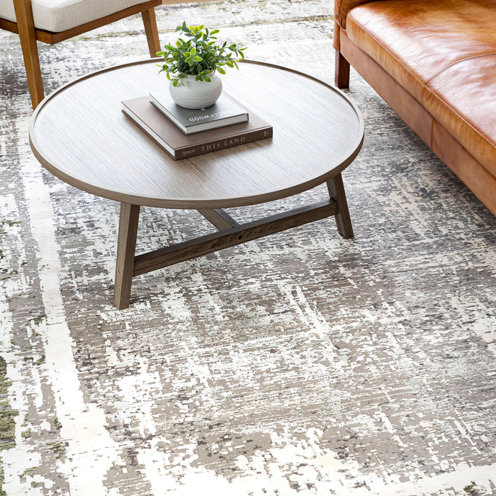 Karastan Tryst Mersi Gray Green Area Rug