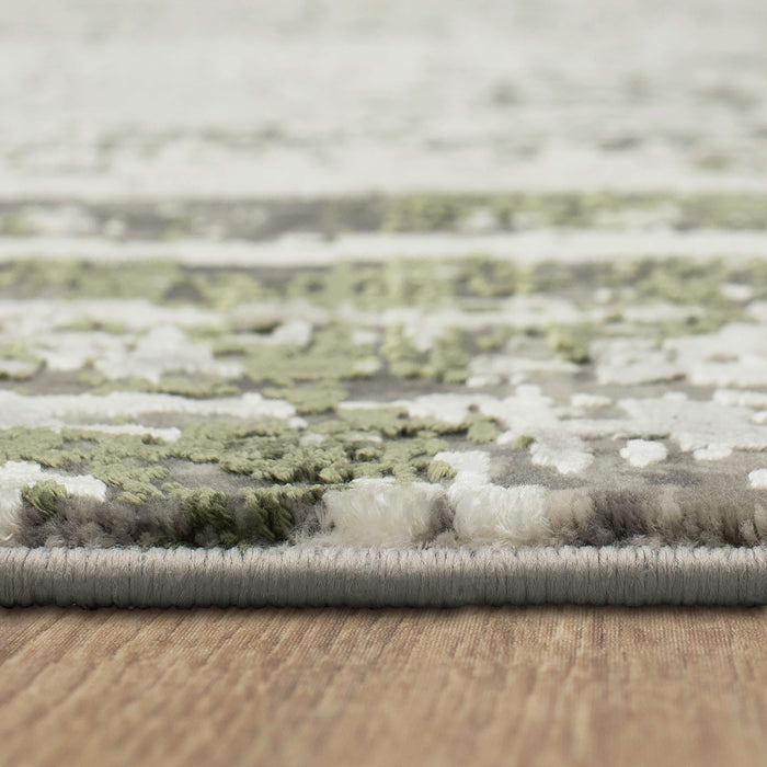 Karastan Tryst Mersi Gray Green Area Rug