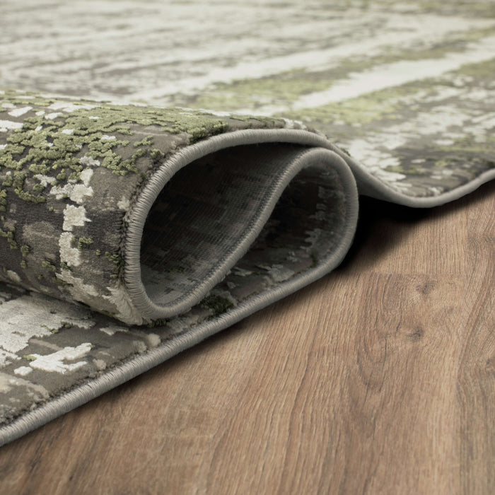 Karastan Tryst Mersi Gray Green Area Rug