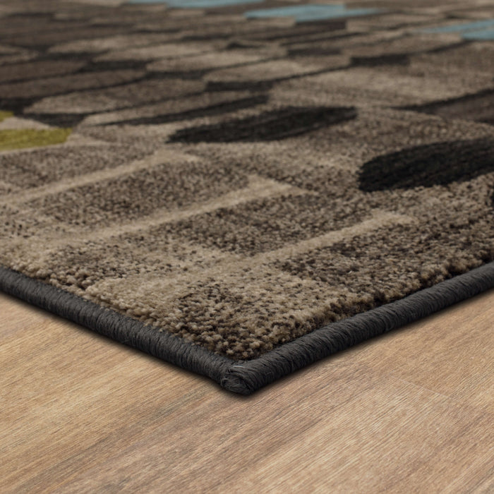 Dominica Canopus Gray & Blue Area Rug