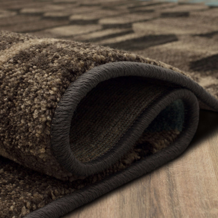 Dominica Canopus Gray & Blue Area Rug