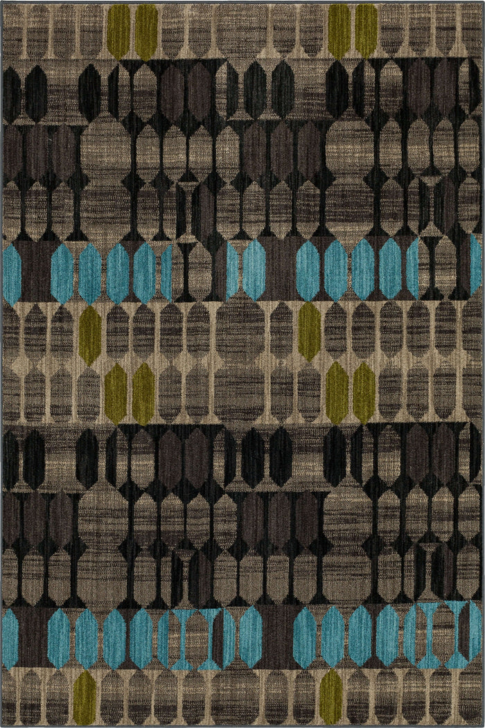 Dominica Canopus Gray & Blue Area Rug