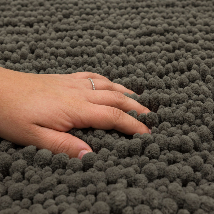 Whistlebury Cool Grey Bath Mat