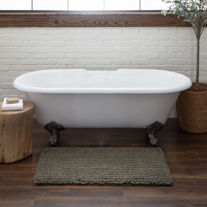 Whistlebury Cool Grey Bath Mat