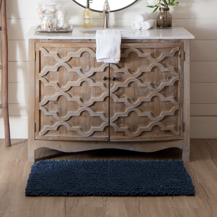 Whistlebury Indigo Bath Mat