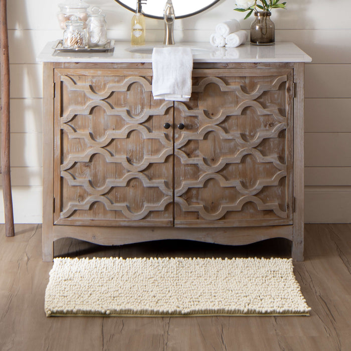 Whistlebury Parchment Bath Mat