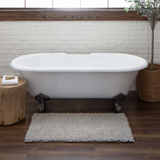 Whistlebury Silver Bath Mat