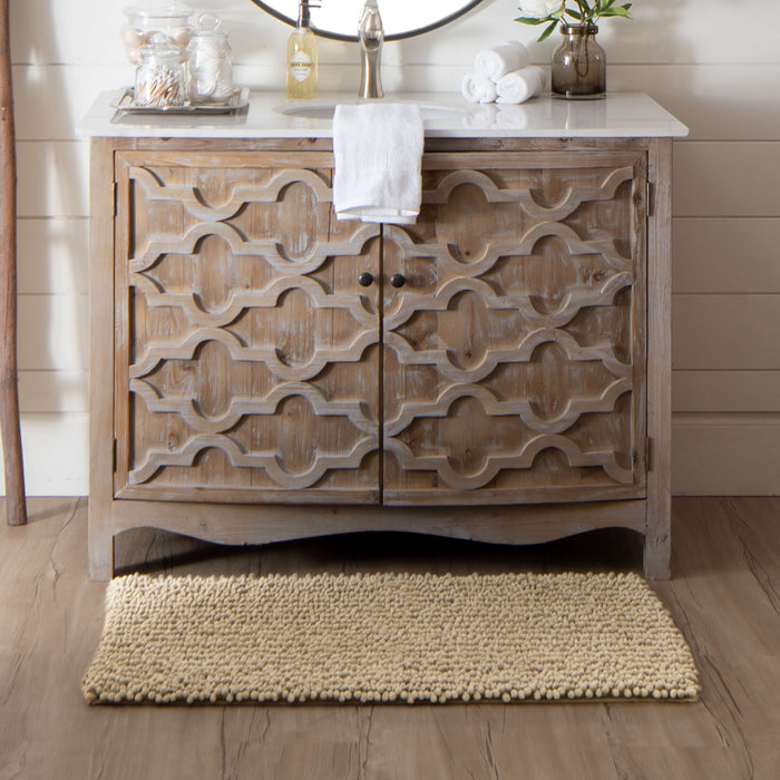 Whistlebury Taupe Bath Mat