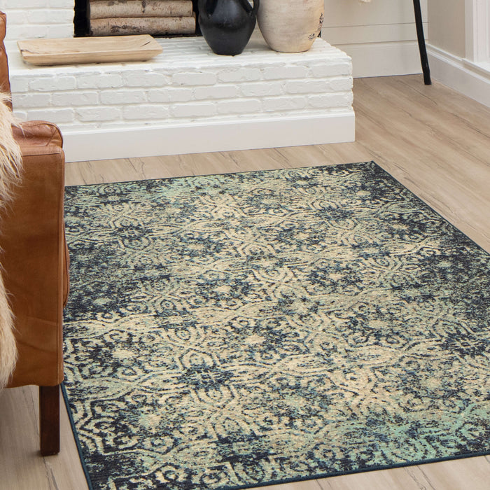 Mackenzie Navy Area Rug