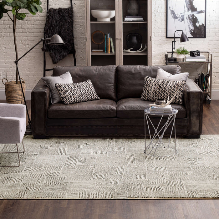 Karastan Vanguard Minoan Frost Grey by Drew & Jonathan Home