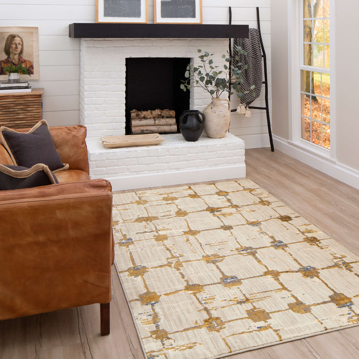 Karastan Artisan Mirage Brushed Gold by Scott Living