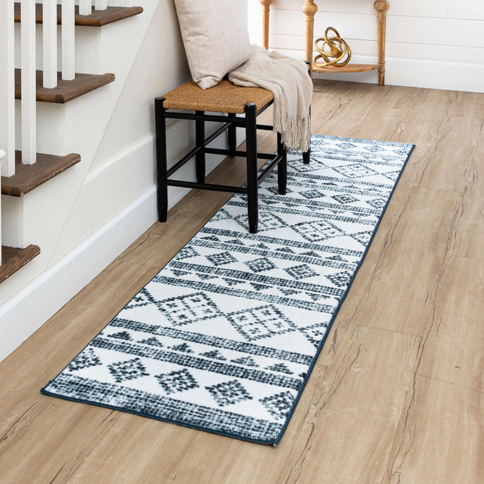Technicolor Montrel Black Area Rug